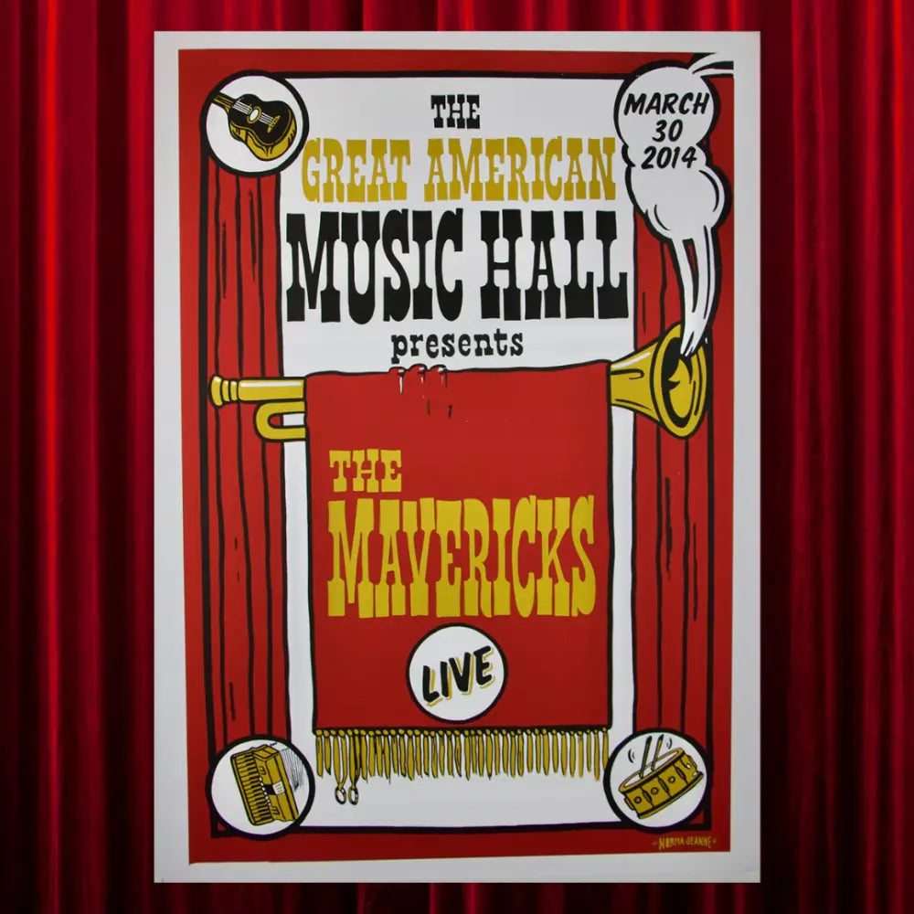 2014 Great American Music Hall- San Francisco Poster – The
