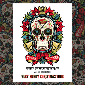 Autographed Very Merry Christmas Tour 2022 Poster