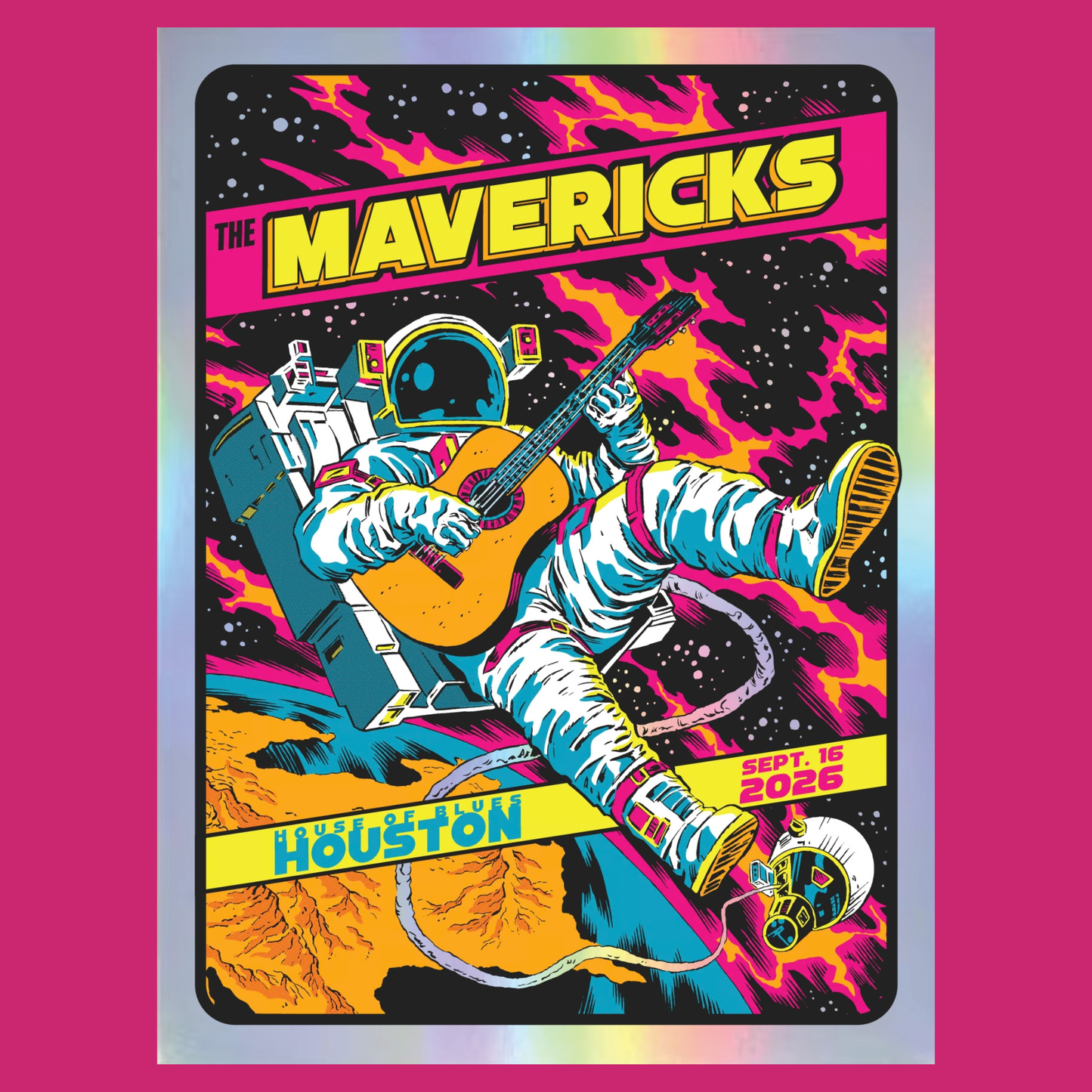 Autographed Houston, TX Show Poster - September 16, 2026