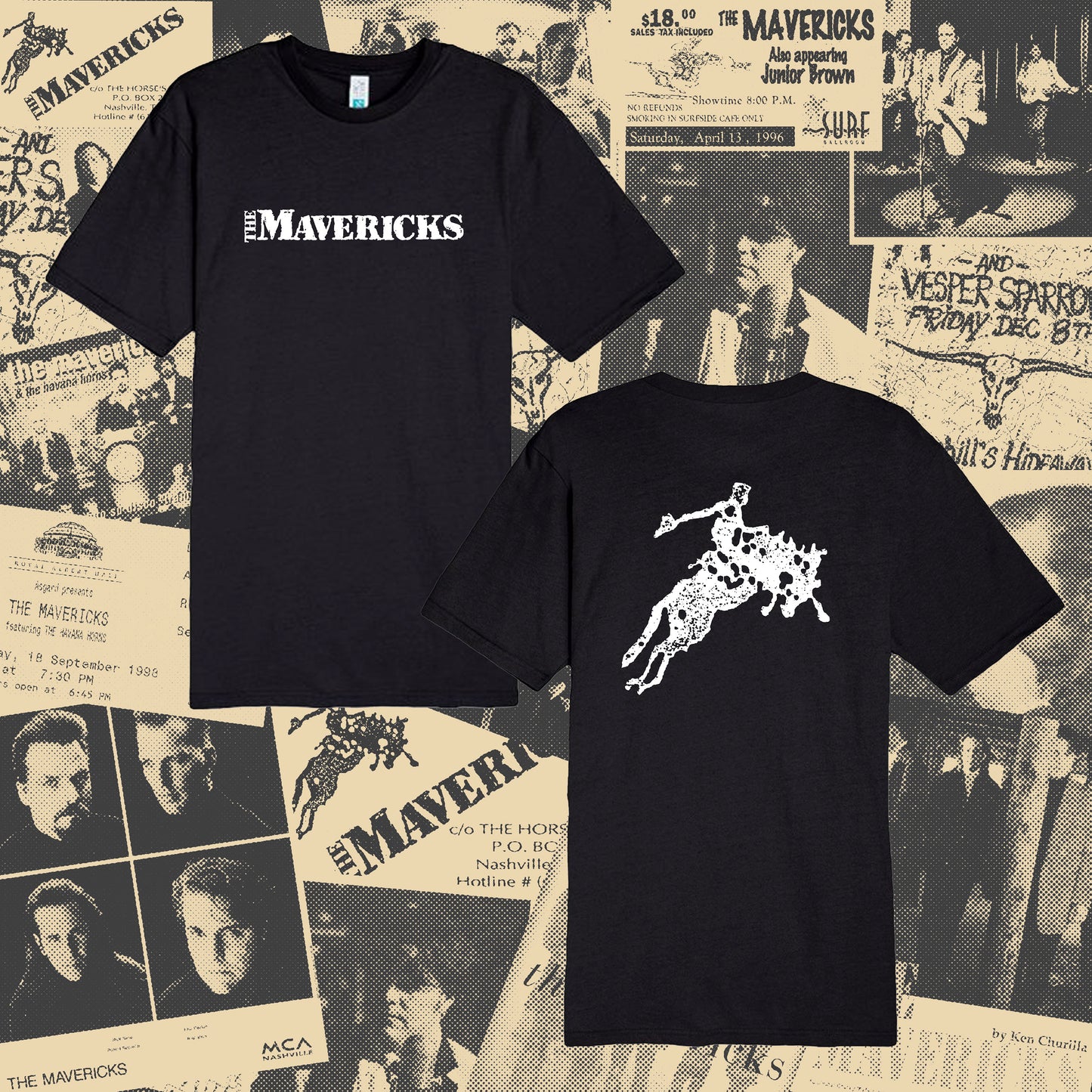 Horse and Rider Tee - Black