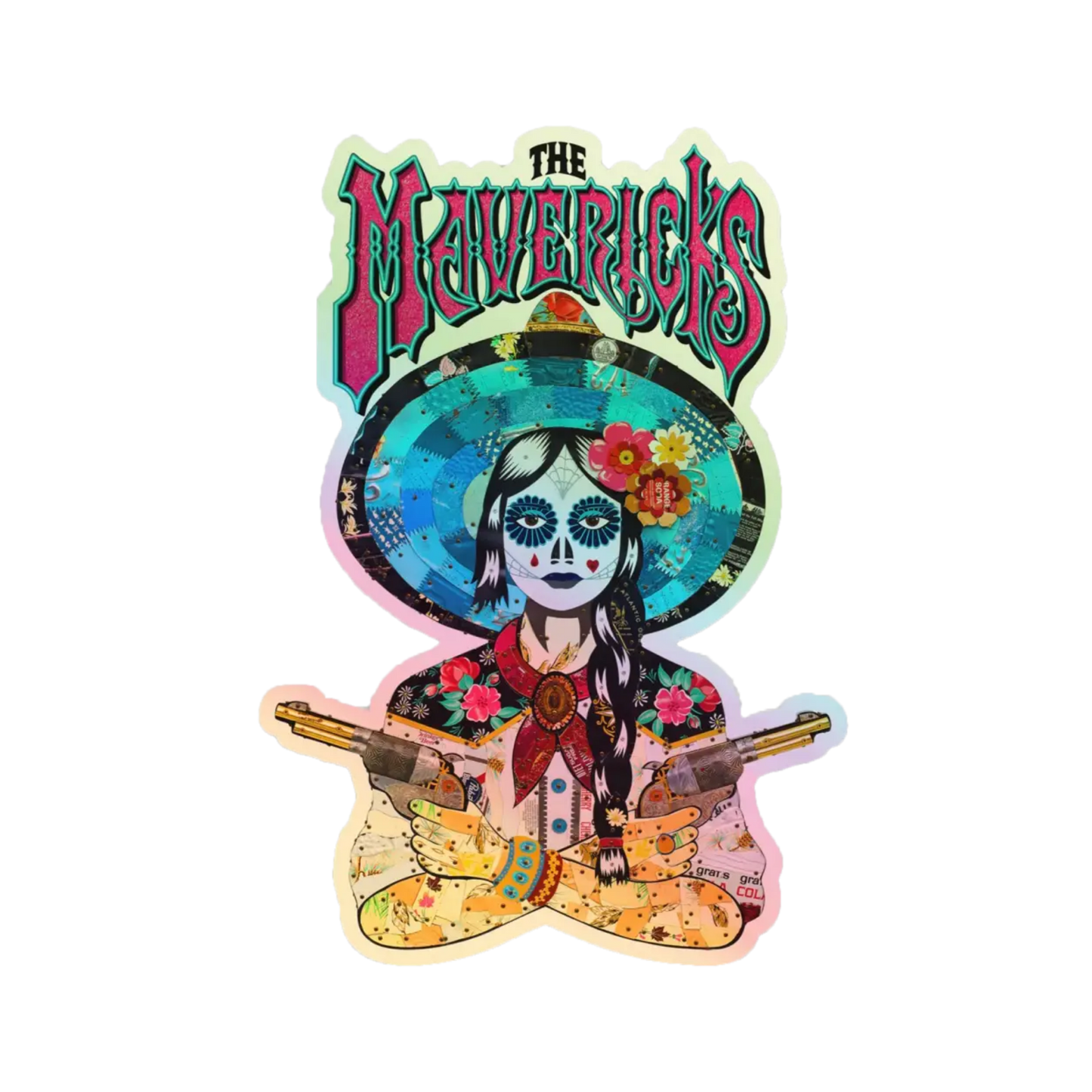 Holographic Mavericks ‘En Espanol’ Sticker