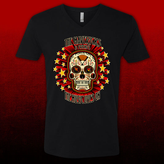 The Music Lives On V-Neck
