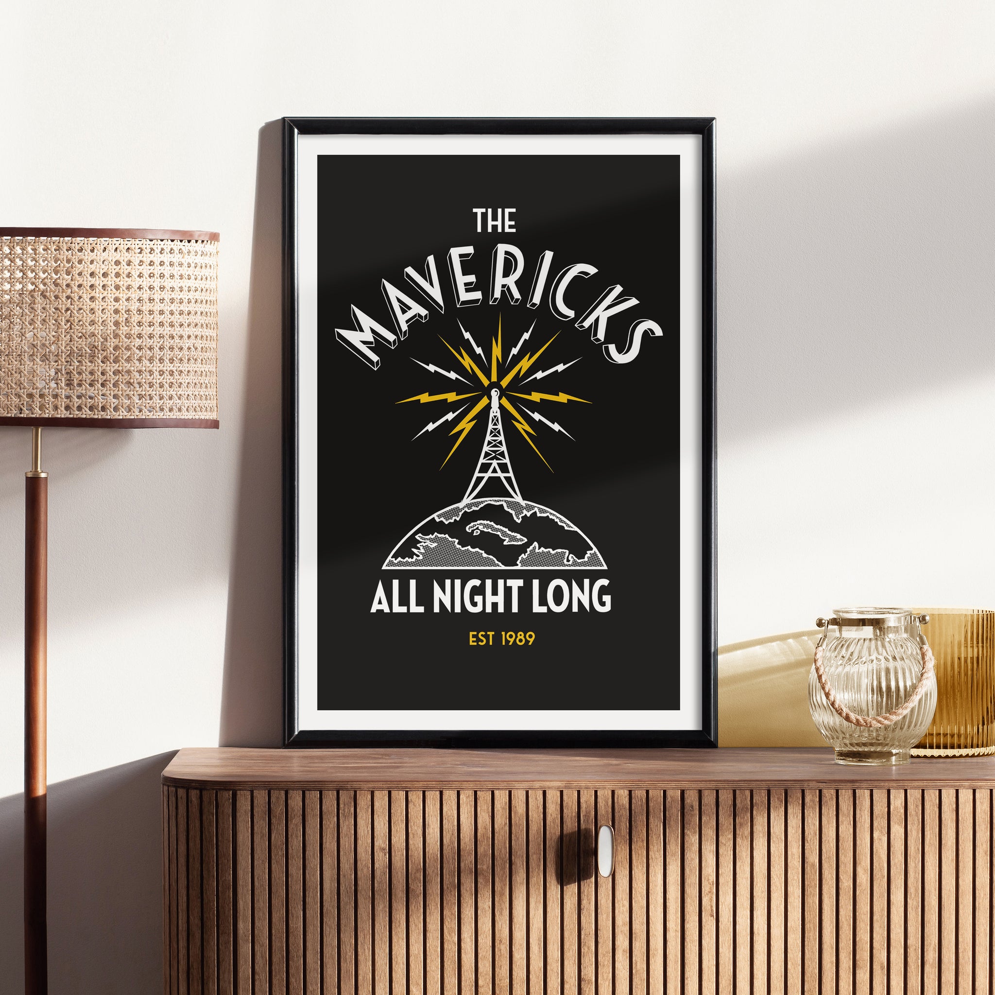 Autographed 'Radio Tower' Screen Print