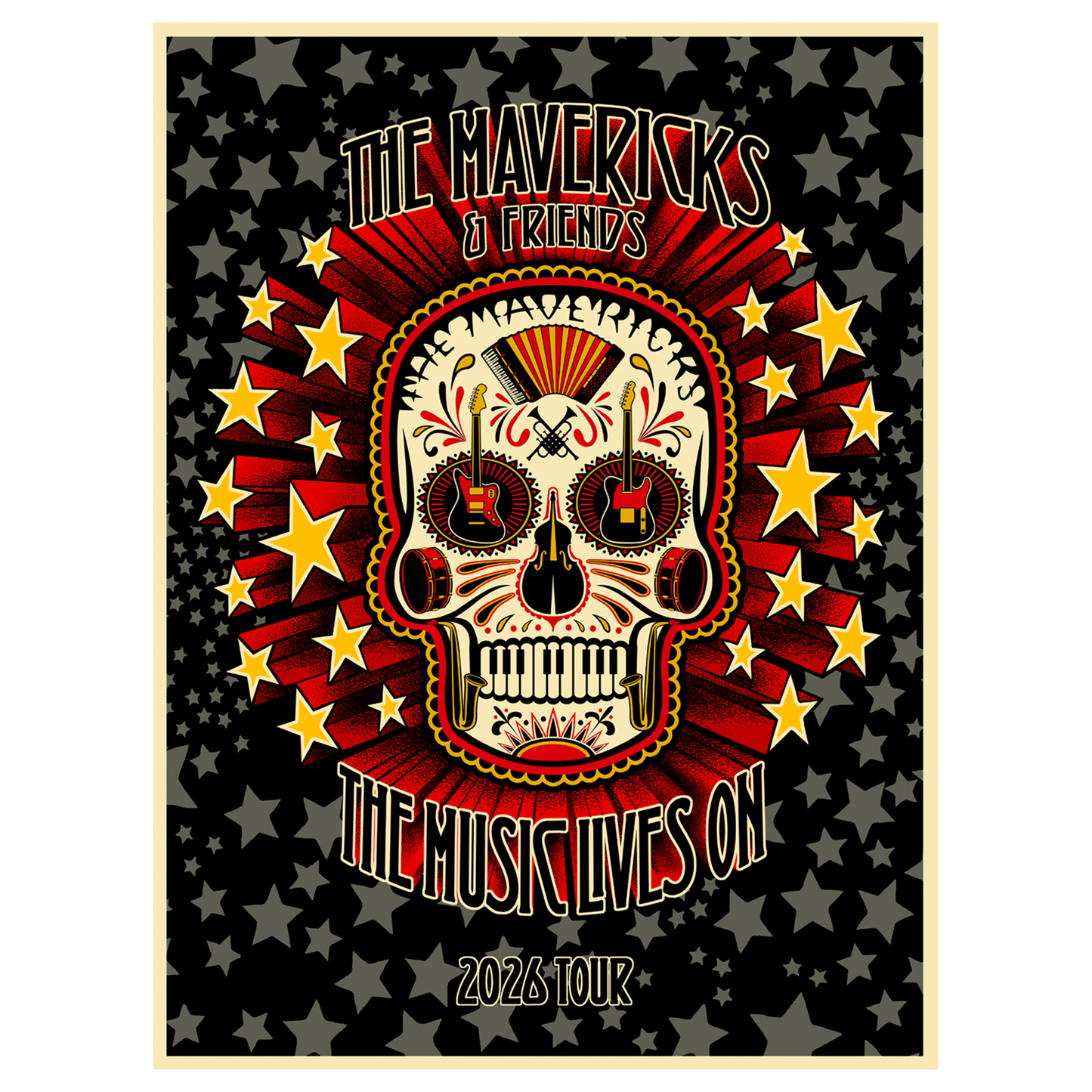 The Music Lives On Tour Poster