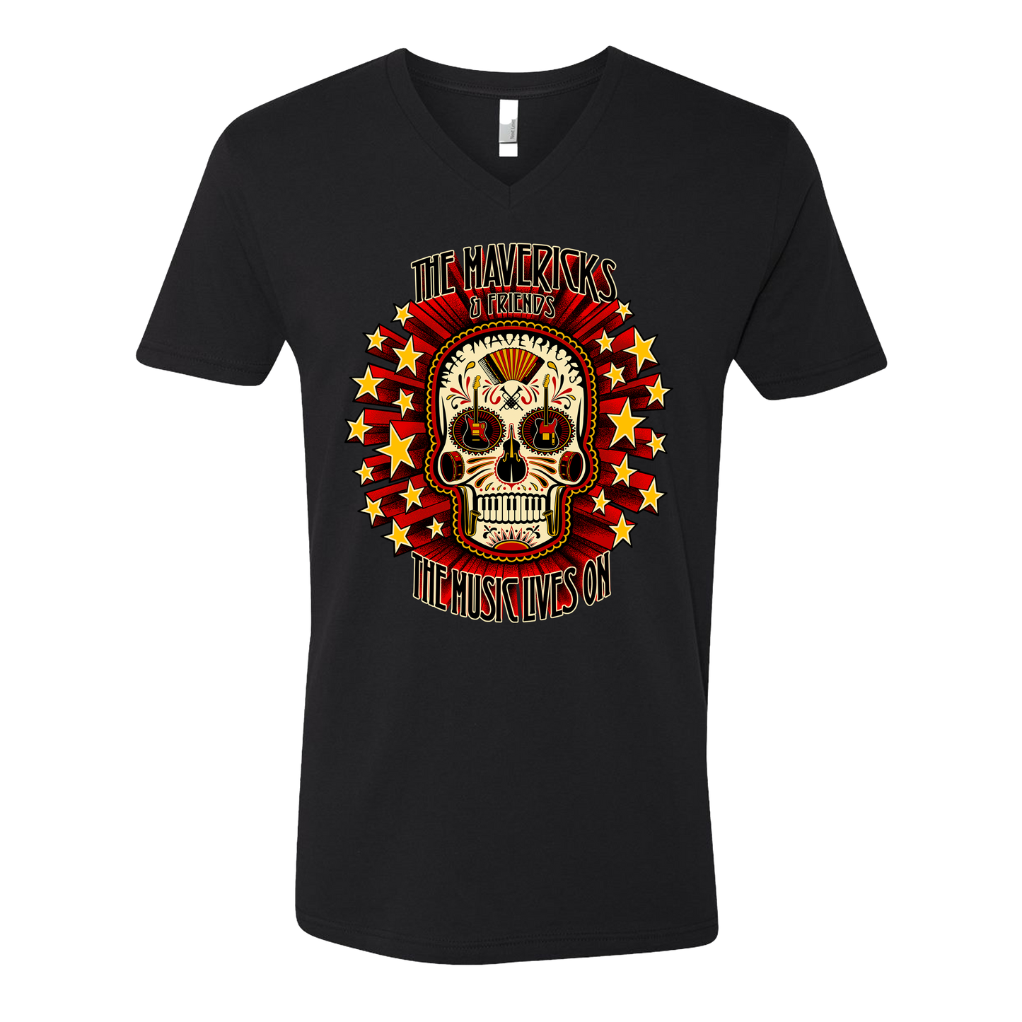 The Music Lives On V-Neck