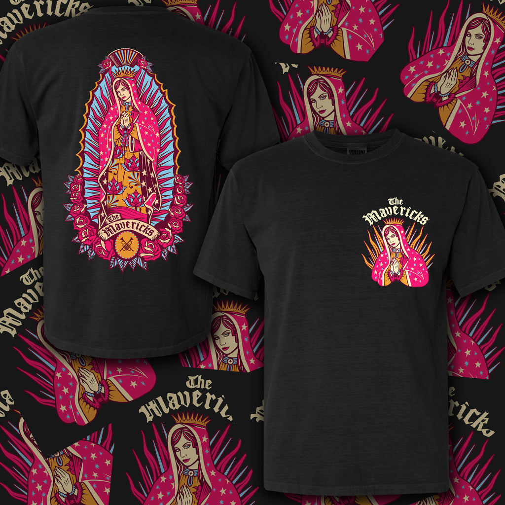 The Mavericks Comfort Colors Black 'Our Lady' Shirt