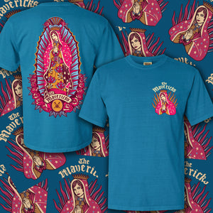 The Mavericks Comfort Colors Blue 'Our Lady' Shirt