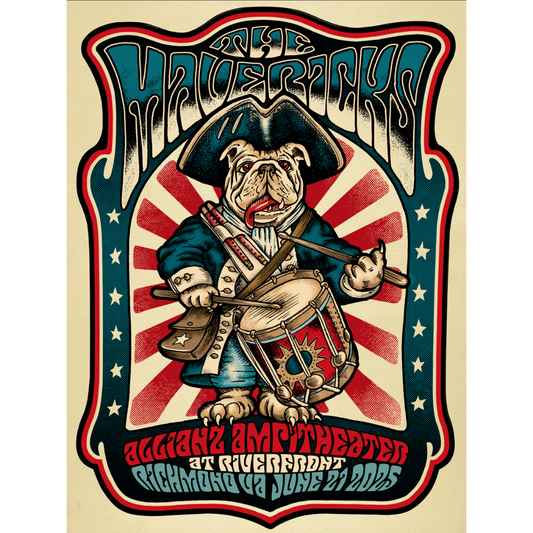 Autographed - Richmond, VA - Allianz Amphitheater at Riverfront Show Poster