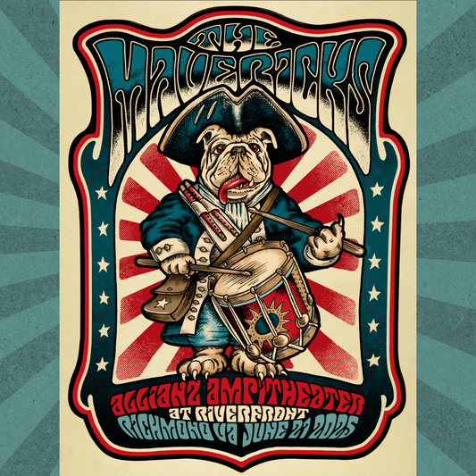 Autographed - Richmond, VA - Allianz Amphitheater at Riverfront Show Poster