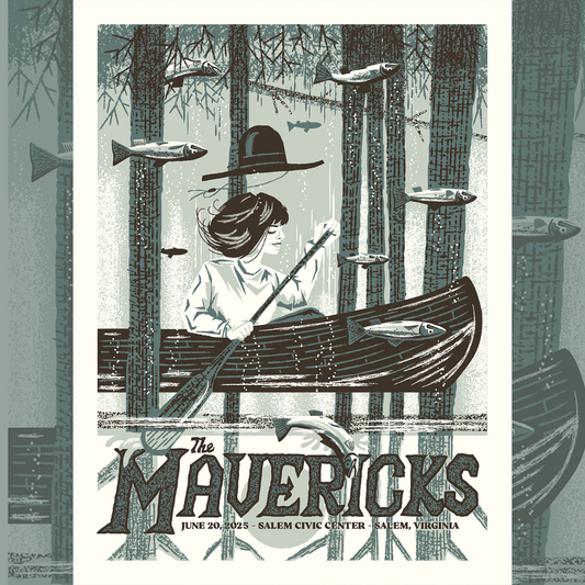 Autographed - Salem, VA - Salem Civic Center Show Poster