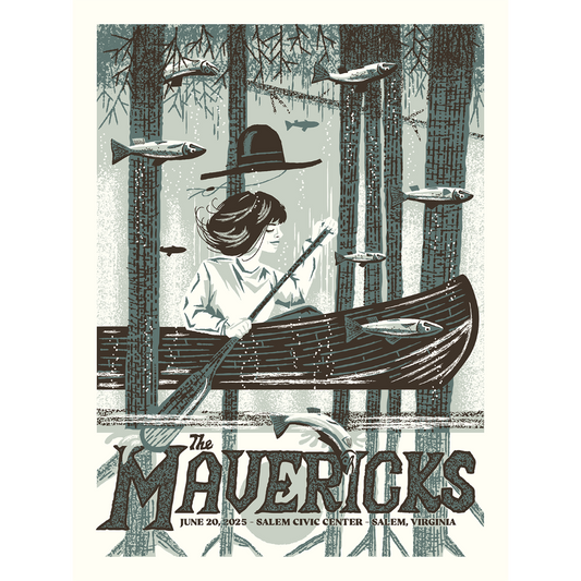 Autographed - Salem, VA - Salem Civic Center Show Poster