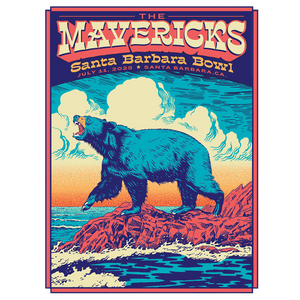 Autographed - Santa Barbara, CA - Santa Barbara Bowl Show Poster