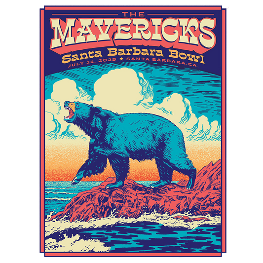 Autographed - Santa Barbara, CA - Santa Barbara Bowl Show Poster