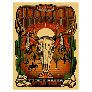 Autographed - Tucson, AZ - Tucson Arena Show Poster