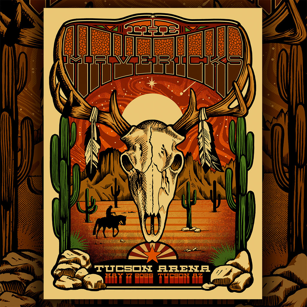Autographed - Tucson, AZ - Tucson Arena Show Poster