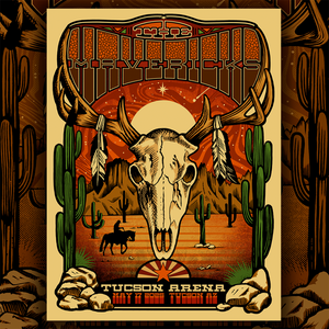 Autographed - Tucson, AZ - Tucson Arena Show Poster