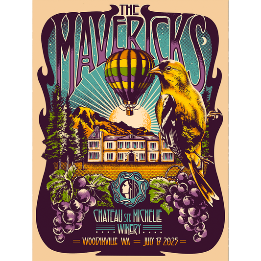 Autographed - Woodinville, WA - Chateau Ste Michelle Winery Show Poster