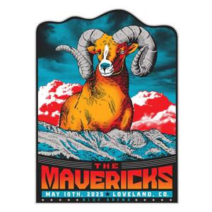 Concert poster with a ram.