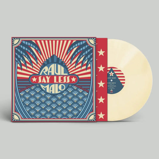 Vinyl record album with patriotic-themed cover art for ’Paul Say Less 1410’’.