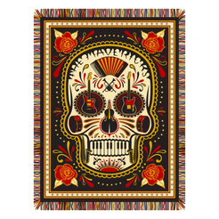 Musical skull rug.