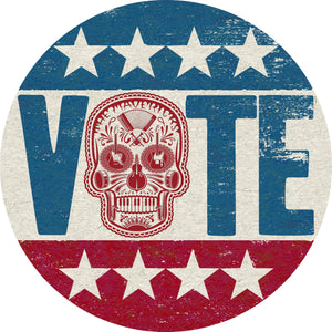 Mavericks VOTE Skull Sticker