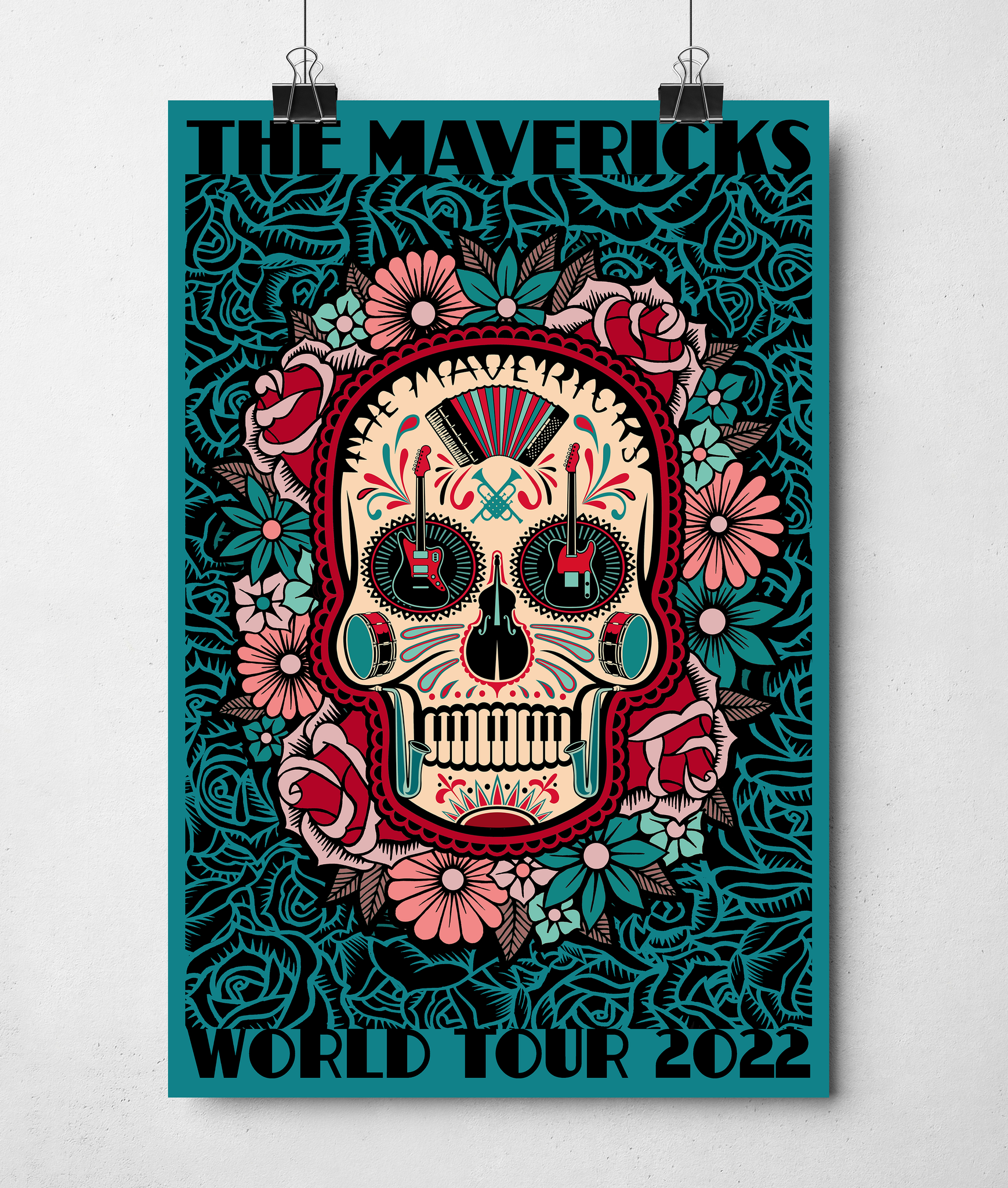 The Mavericks World Tour 2022 Poster - 2nd Edition